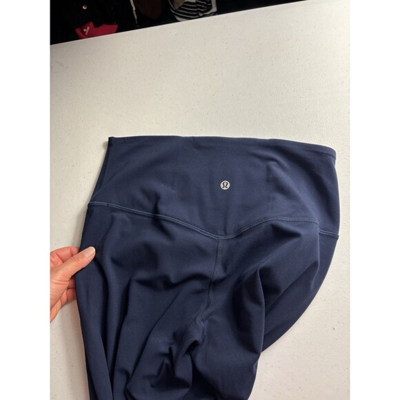 Lululemon Leggings Align HR Pants “32 Flare Blue Sz 8 - Picture 6 of 9